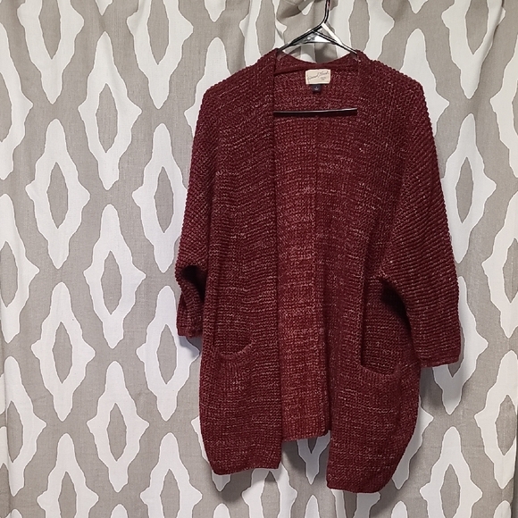 Universal Thread Maroon Cardigan - Picture 1 of 3